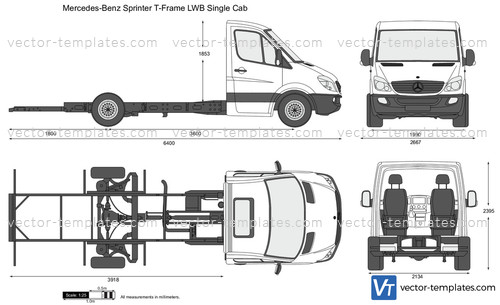 Mercedes-Benz Sprinter T-Frame LWB Single Cab