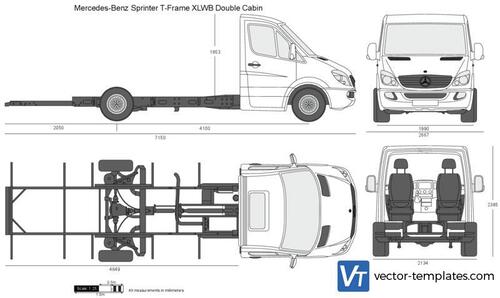 Mercedes-Benz Sprinter T-Frame XLWB Double Cabin