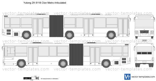 Yutong ZK 6118 Clon Metro Articulated