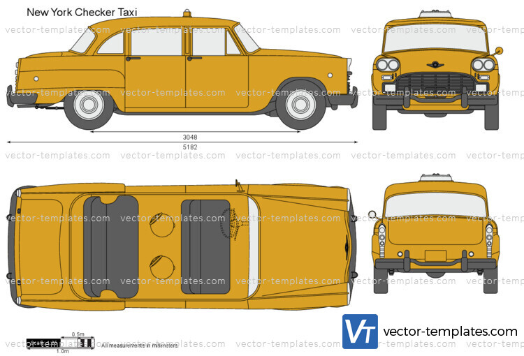 New York City Checker Taxi