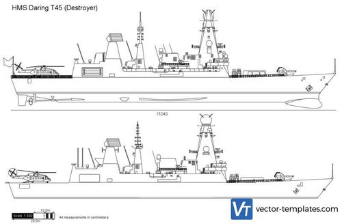 HMS Daring T45 (Destroyer)