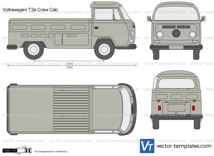 Volkswagen T2a Crew Cab