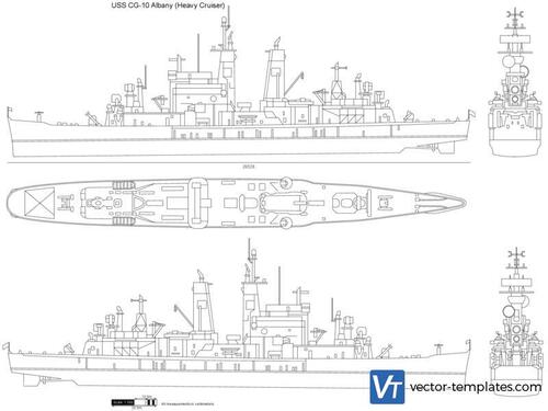 USS CG-10 Albany (Heavy Cruiser)