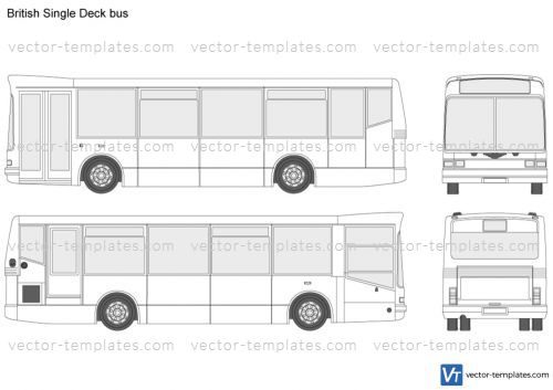 British Single Deck bus