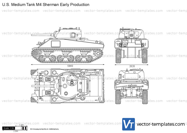 U.S. Medium Tank M4 Sherman Early Production