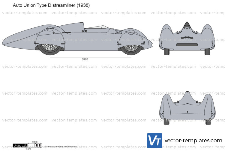 Auto Union Type D streamliner