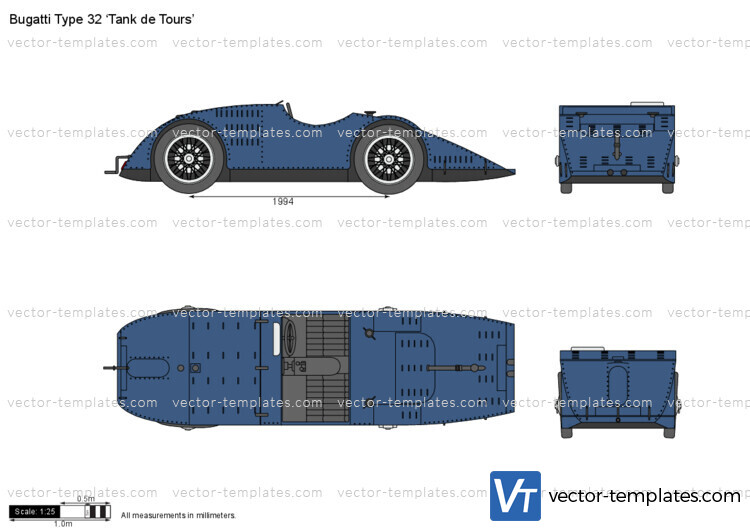 Bugatti Type 32 `Tank de Tours`