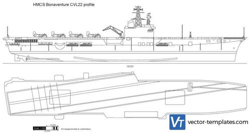 HMCS Bonaventure CVL22 profile