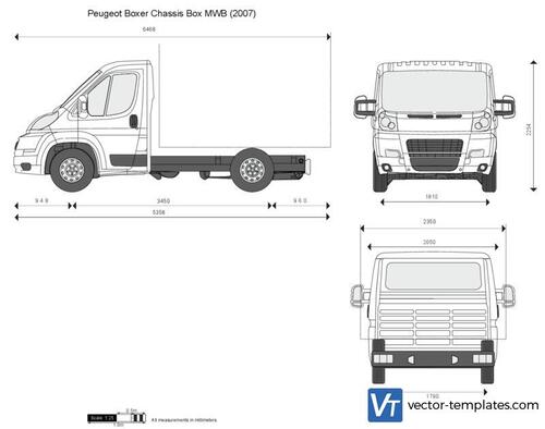 Peugeot Boxer Chassis Box MWB