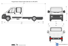 Peugeot Boxer Chassis Double Cabin Box XL LWB