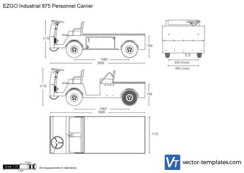 EZGO Industrial 875 Personnel Carrier