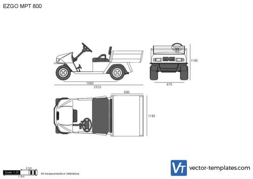 EZGO MPT 800