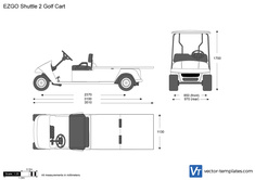 EZGO Shuttle 2 Golf Cart
