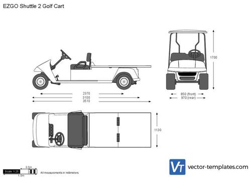 EZGO Shuttle 2 Golf Cart