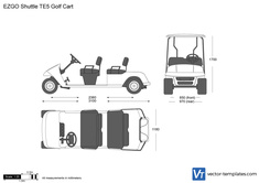 EZGO Shuttle TE5 Golf Cart