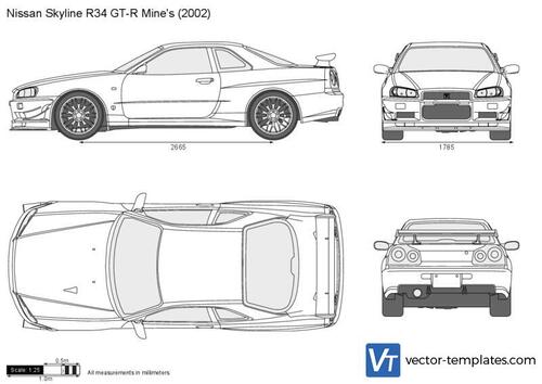 Nissan Skyline R34 GT-R Mine's