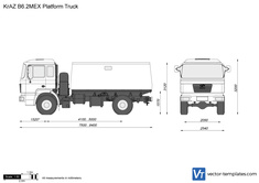 KrAZ B6.2MEX Platform Truck