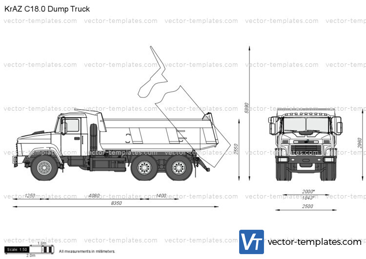 KrAZ C18.0 Dump Truck