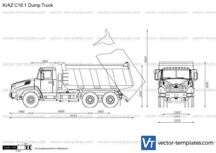 KrAZ C18.1 Dump Truck