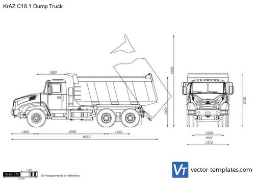 KrAZ C18.1 Dump Truck