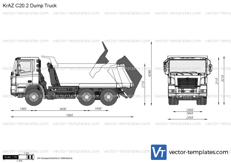 KrAZ C20.2 Dump Truck