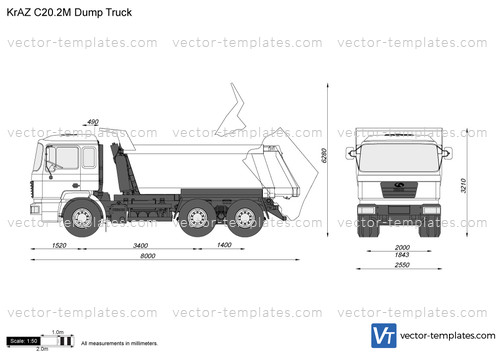 KrAZ C20.2M Dump Truck