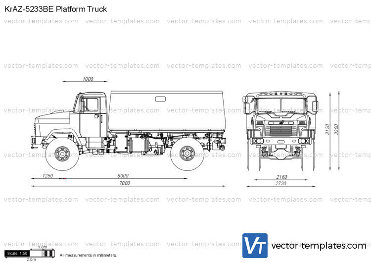 KrAZ-5233BE Platform Truck