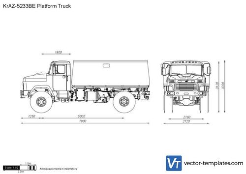 KrAZ-5233BE Platform Truck