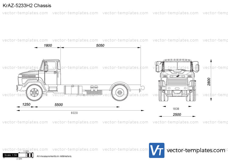 KrAZ-5233H2 Chassis