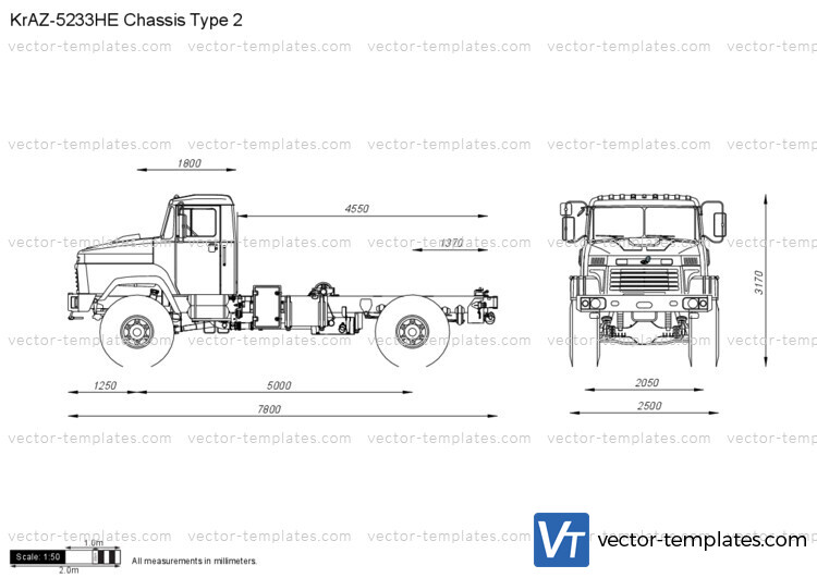 KrAZ-5233HE Chassis Type 2