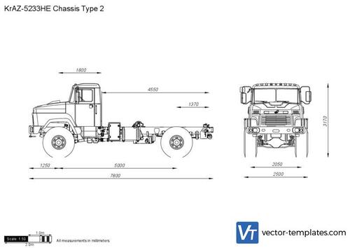 KrAZ-5233HE Chassis Type 2