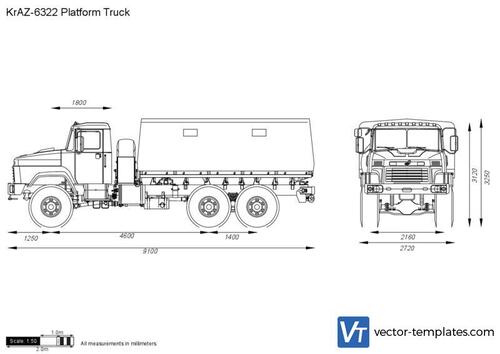 KrAZ-6322 Platform Truck