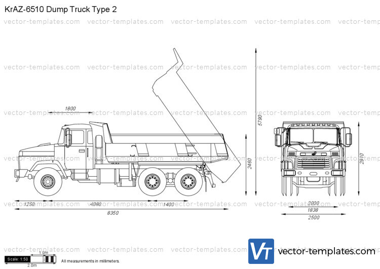 KrAZ-6510 Dump Truck Type 2