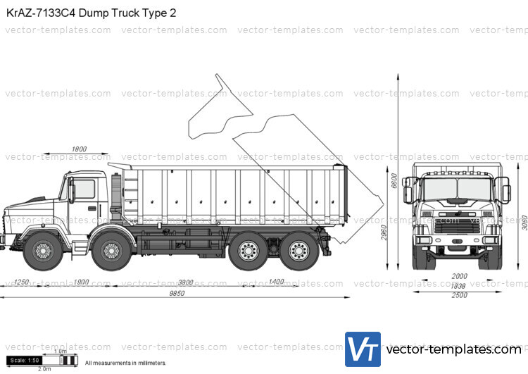 KrAZ-7133C4 Dump Truck Type 2