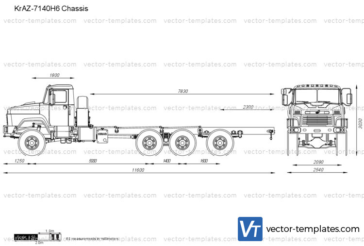 KrAZ-7140H6 Chassis