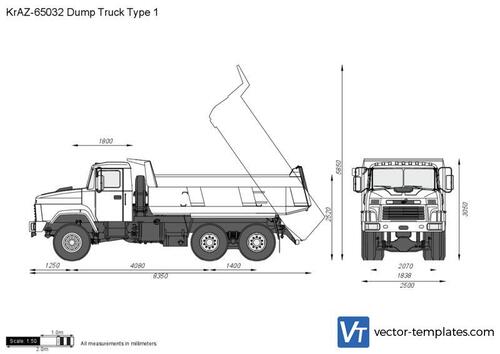 KrAZ-65032 Dump Truck Type 1