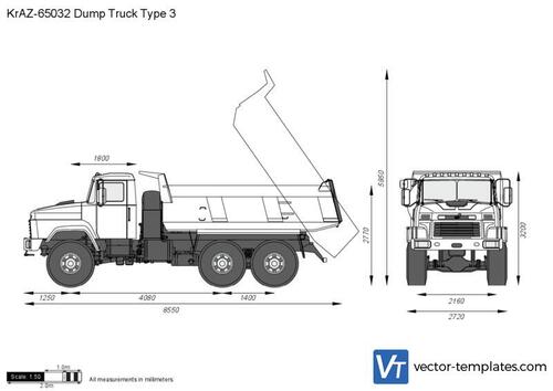 KrAZ-65032 Dump Truck Type 3