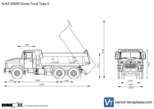 KrAZ-65055 Dump Truck Type 2