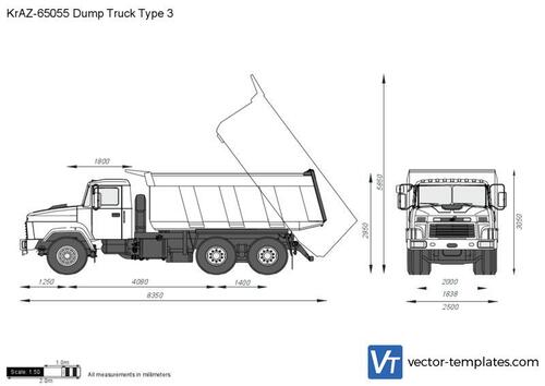 KrAZ-65055 Dump Truck Type 3