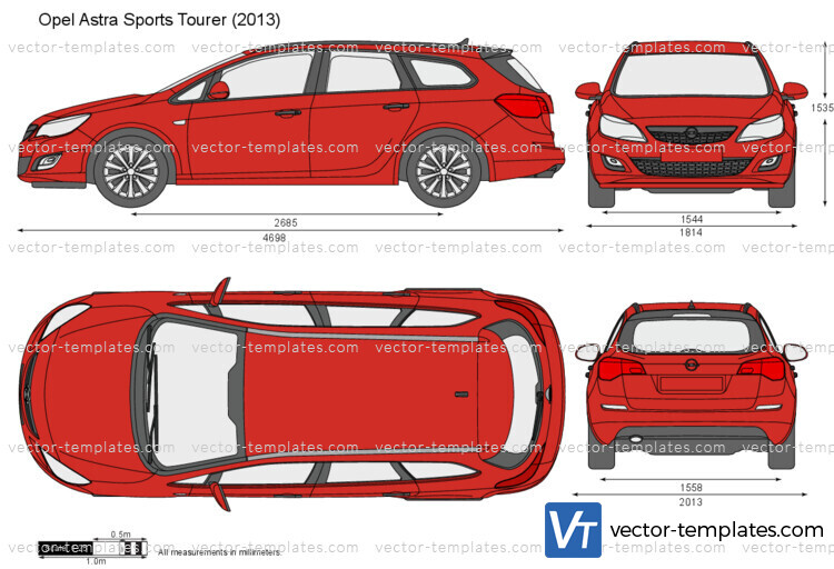 Templates - Cars - Opel - Opel Astra J Sports Tourer