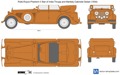 Rolls-Royce Phantom II Star of India Thrupp and Marbely Cabriolet Sedan