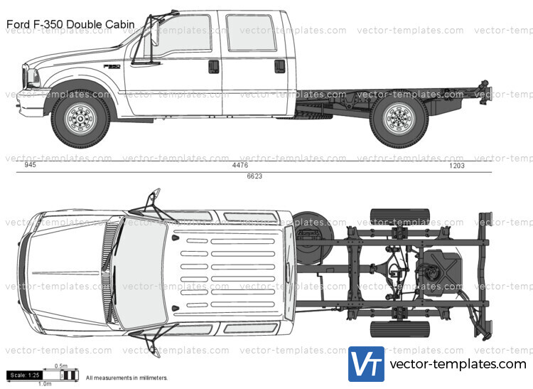 Ford F-350 Double Cabin Chassis