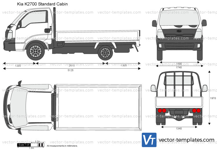 Kia K2700 Standard Cabin