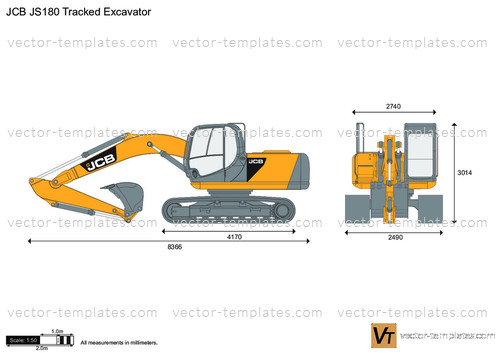JCB JS180 Tracked Excavator