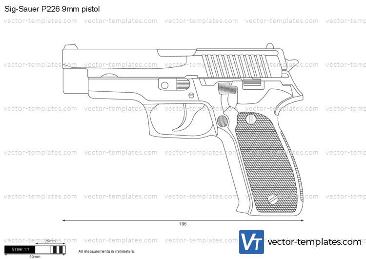 Чертеж sig sauer p226