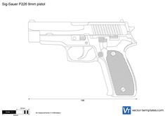 Sig-Sauer P226 9mm pistol