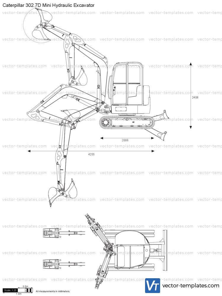 Caterpillar 302.7D Mini Hydraulic Excavator