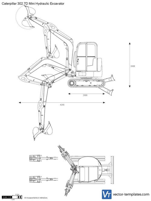 Caterpillar 302.7D Mini Hydraulic Excavator