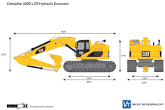 Caterpillar 328D LCR Hydraulic Excavator