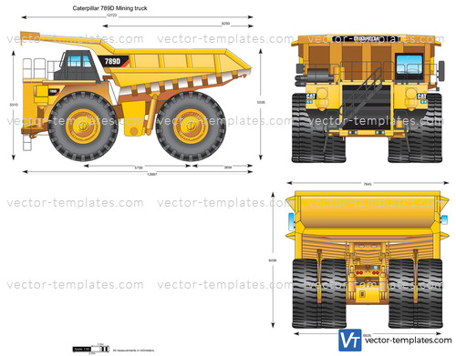 Caterpillar 789D Mining truck